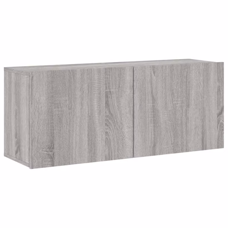 Mobile TV a Parete Grigio Sonoma 100x30x41 cm