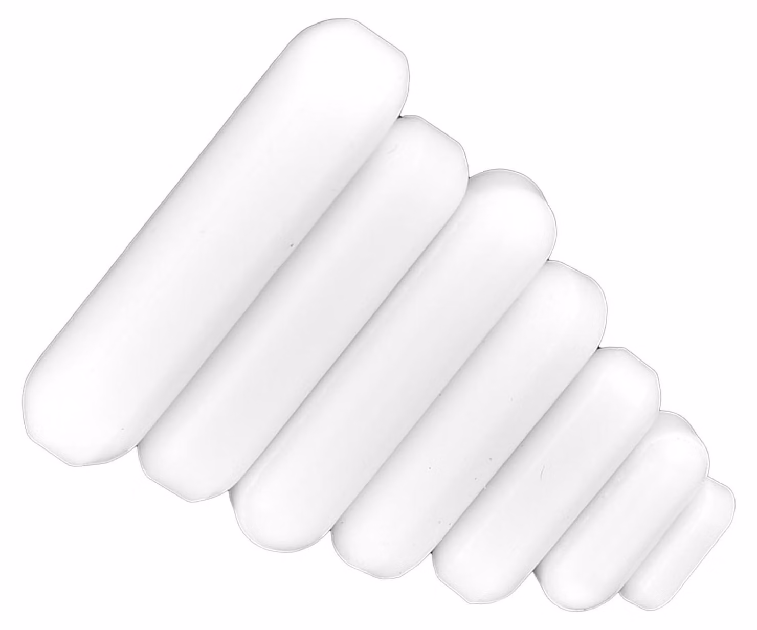 Set da 7 pezzi di barre magnetiche di tipo C, barre di agitazione in PTFE da laboratorio