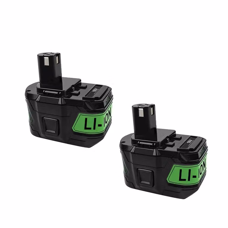 Batteria agli ioni di litio Ryobi 18V, opzioni 9,0Ah e 6,0Ah, certificata CE e RoHS, 2 pezzi 9,0 Ah