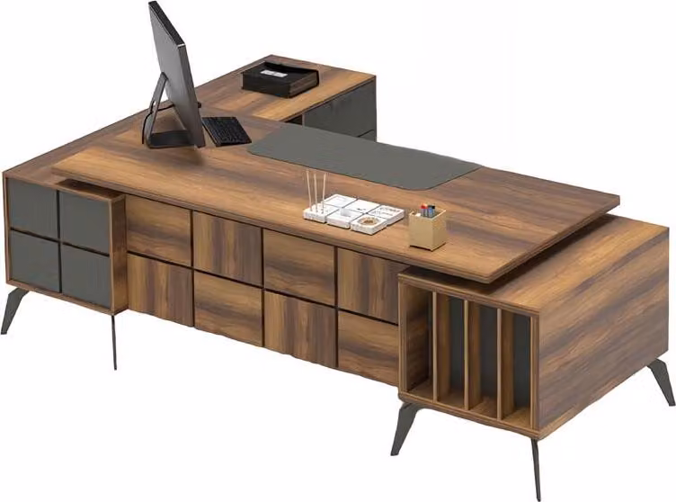 Schreibtisch Tisch Chefschreibtisch Bürotisch Executive Desk Multifunktionstisch