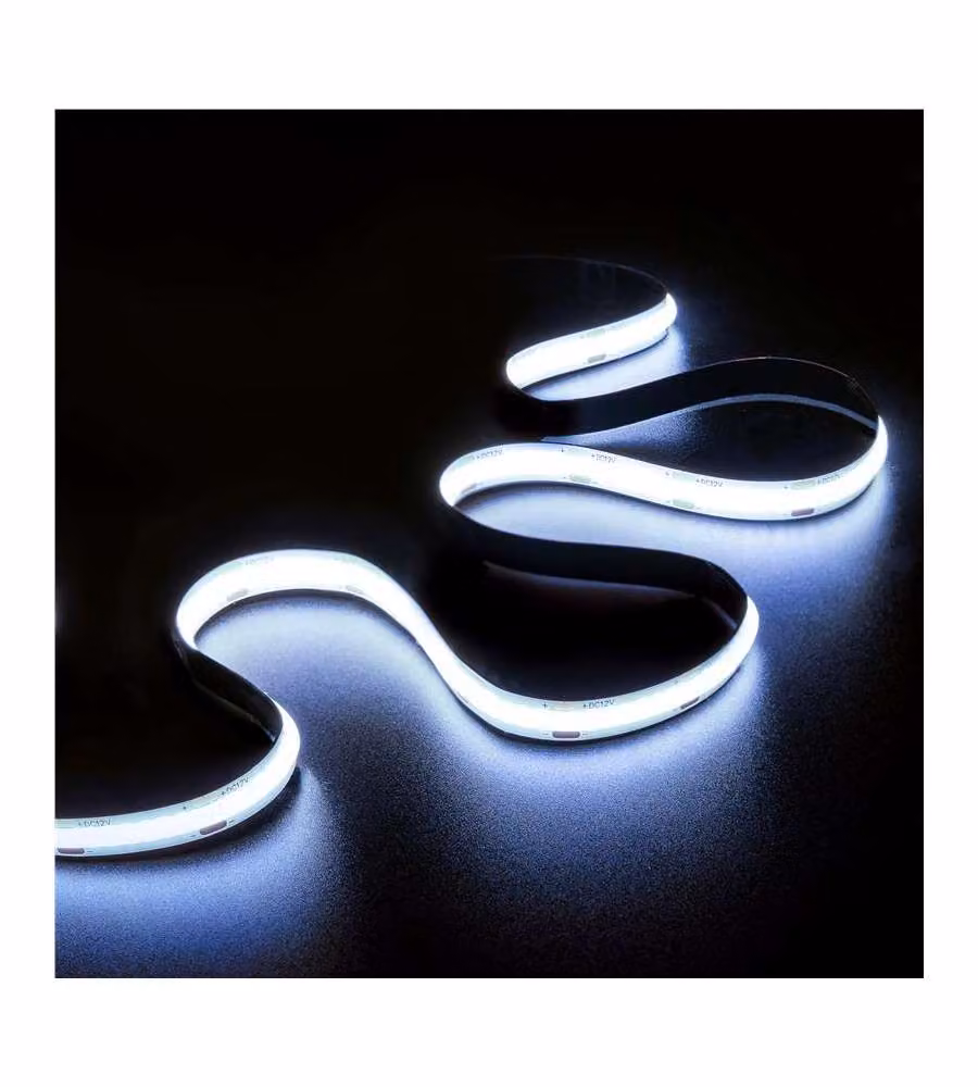 Suprema Striscia LED Adesiva Flessibile COB 1m Luce Fredda - 6W 600lm