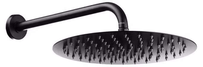 OLTENS, doccia a pioggia rotonda, diametro circa 30 cm, con supporto a parete