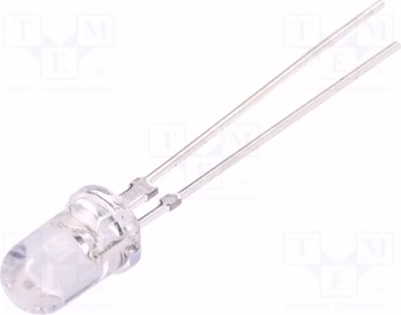 1 x Trasmettitore a infrarossi, λp max: 940 nm, angolo di emissione: 15°, potenza: 60 mW, montaggio: through-hole (THT), colore: trasparente, dimensioni: 5 mm, corrente: 100 mA, modello: OSI5CA5111Y. Infrarossi