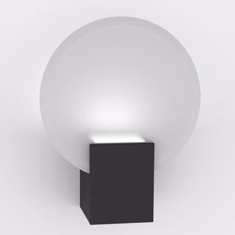 Nordlux Applique da parete Hester, dimmerabile, Nero, Bagno, Plastica, Moderno, Applique