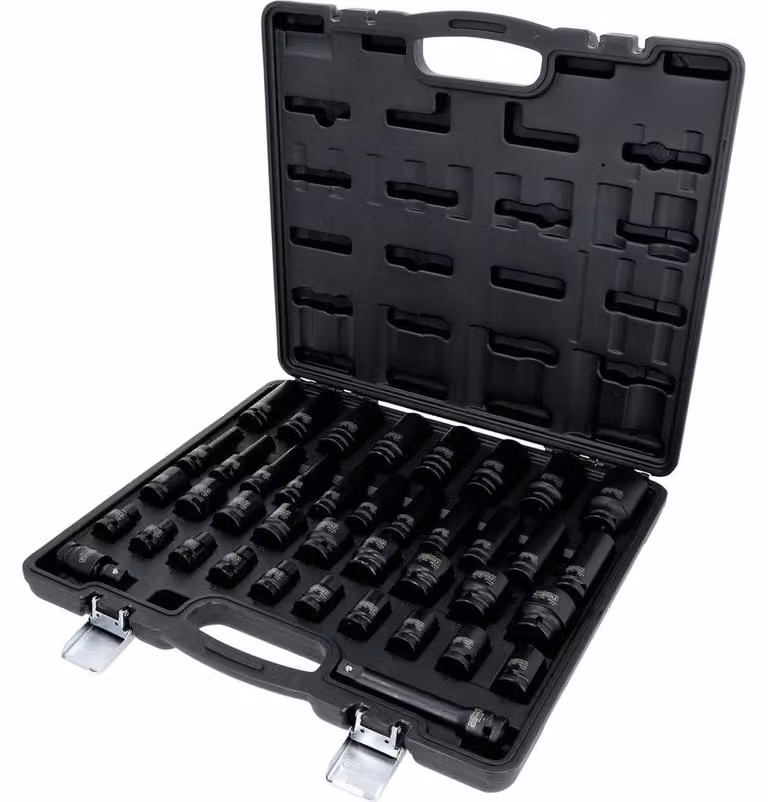 Set di chiavi a bussola esagonali da 1/2", 40 pezzi, per avvitatori a percussione