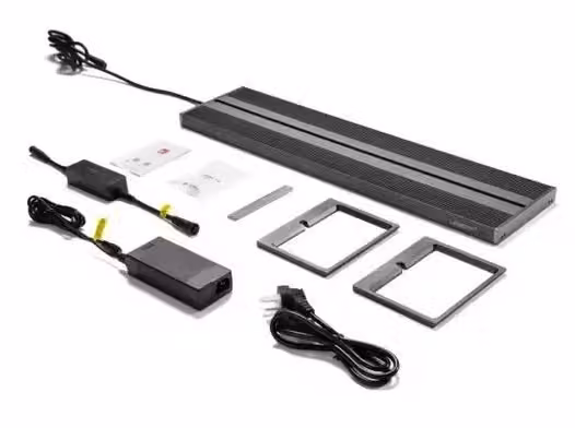 LedStar AQZ90 Plafoniera LED da 100W per acquari d'acqua dolce, colore nero, con controllo Bluetooth e tecnologia RGBW, impermeabile IP68 – 2