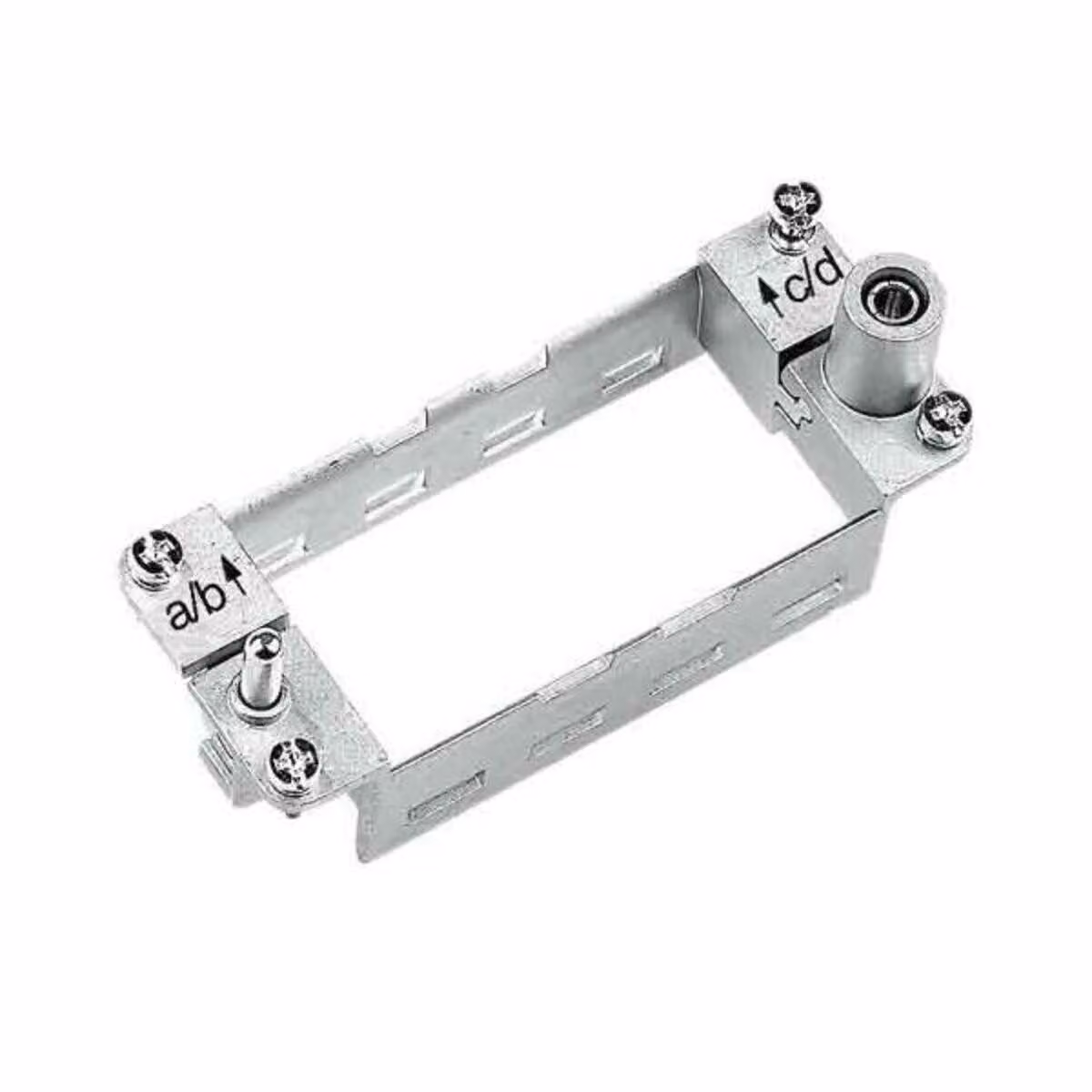 Telaio angolare HARTING, serie F, dimensione 16B, con connettore femmina, per cavi PE con sezione da 1 mm² - 2,5 mm² / 4 mm² - 10 mm²