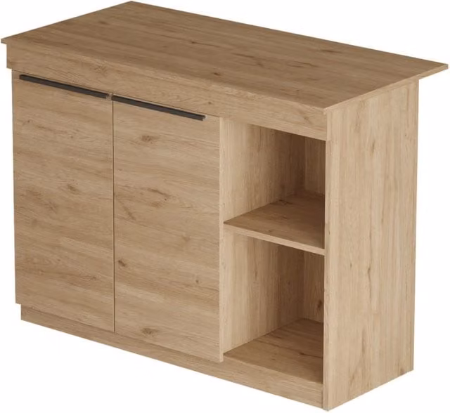 Tavolo da cucina in legno "Siven" - 120 x 60 x 88 cm - Marrone