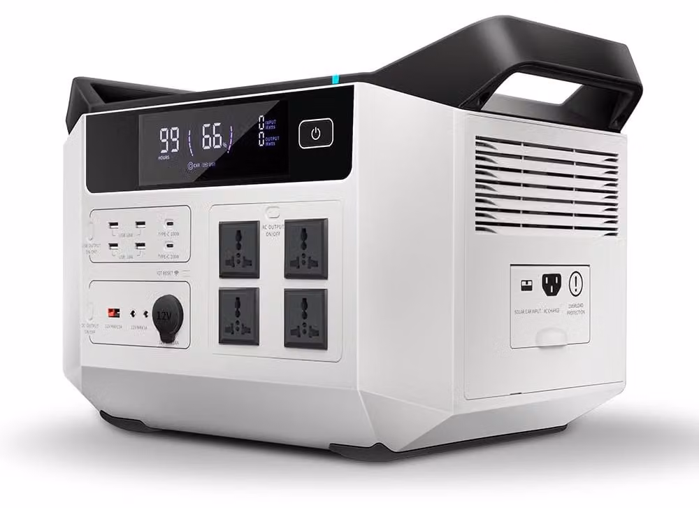 Centralina portatile da 2500W - Capacità di 2496Wh - Batteria solare - Accumulo di energia