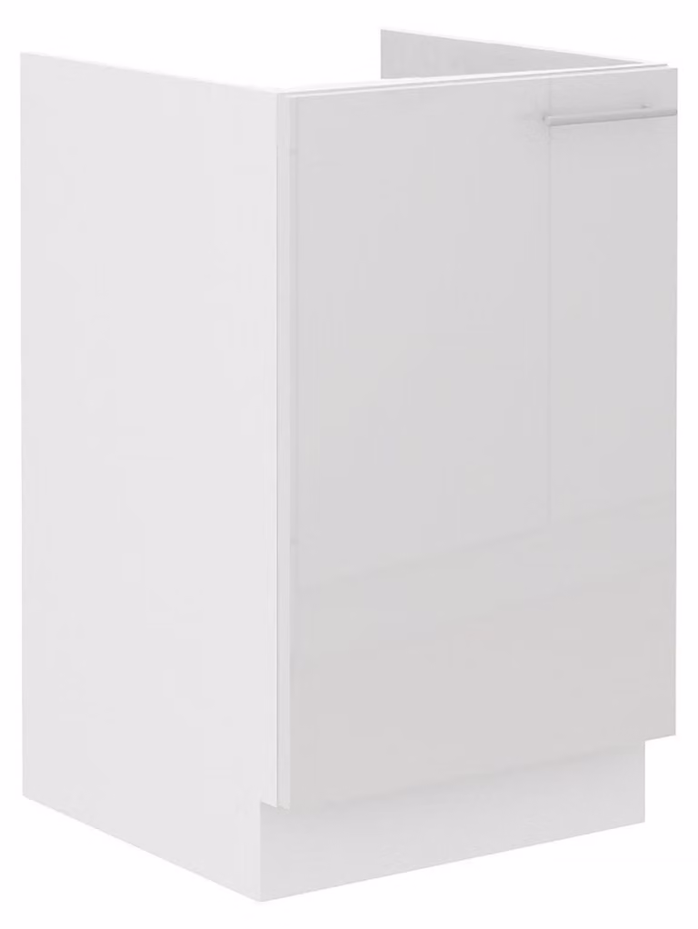 Lavello 50 Lara Bianco lucido + bianco opaco Mobile cucina Blocco cucina Cucina Cucina