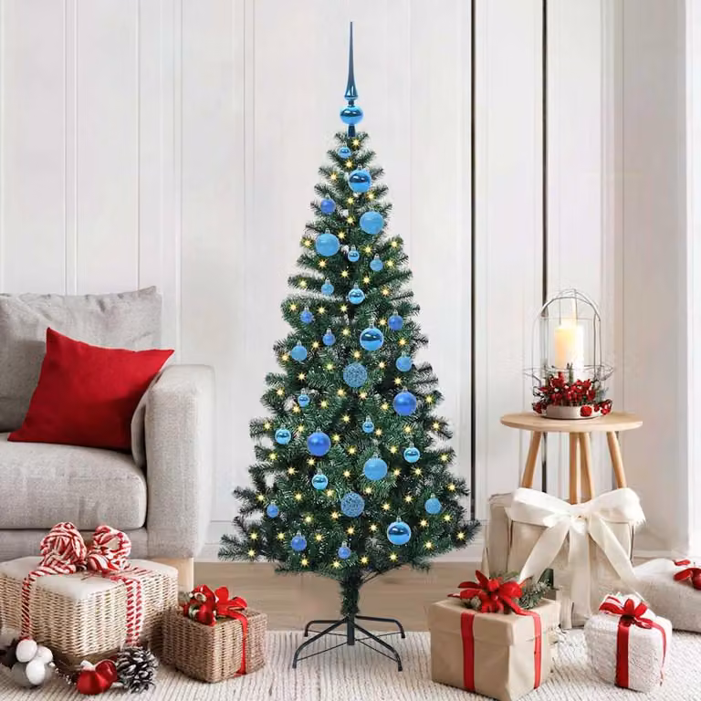 Maison Exclusive - Albero di Natale artificiale illuminato, verde, 150 cm