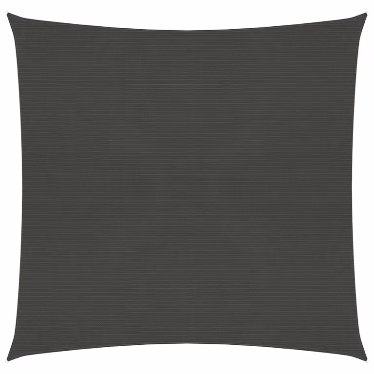 The Living Store Tenda da sole 160 g/m² antracite 7x7 m HDPE