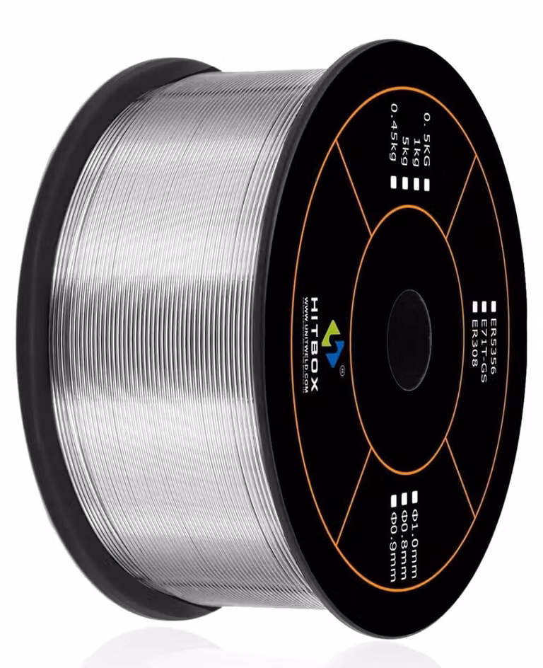 Filo di saldatura MIG MAG, diametro 0,8 mm, 1 kg, senza gas, con flusso