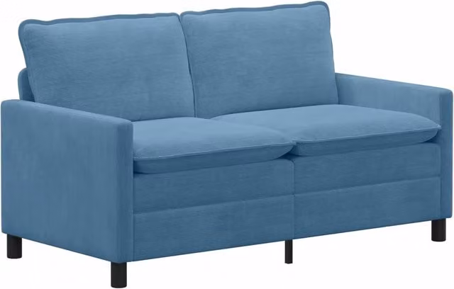 Divano | Divano da soggiorno | Sofa Blu 156 x 81 x 87,5 cm Tessuto