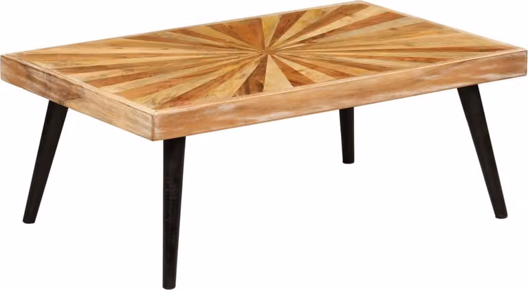 Maison Exclusive - Tavolino in legno massello di mango 90x55x36 cm