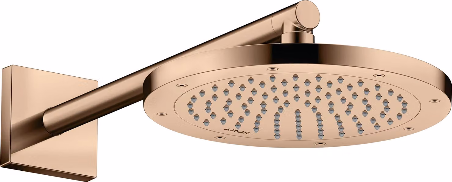 hansgrohe AXOR ShowerSolutions bras de douche, 390mm, carré, 26436300, 26436300