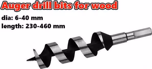 Punta per tubo flessibile per legno, 32x230 mm