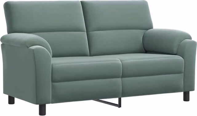 Divano moderno in velluto verde vidaXL L: 174 cm, P: 85 cm, H: 93 cm