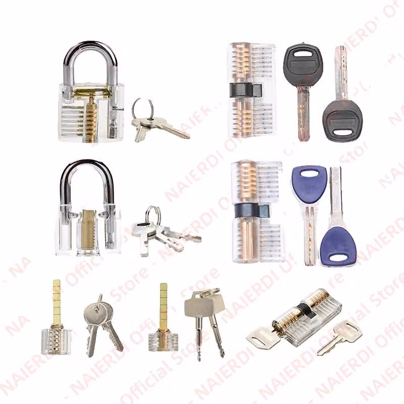 Set di strumenti per la sostituzione di serrature, serrature di allenamento, set di strumenti completo, set LT95