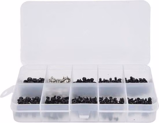 Set di viti per laptop, dimensioni M2.5, M2 e M3, in acciaio inossidabile, accessori per riparazione e manutenzione.