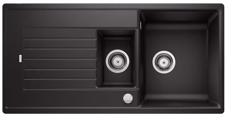 BLANCO Lavello in silgranito ZIA 6 S nero 526020