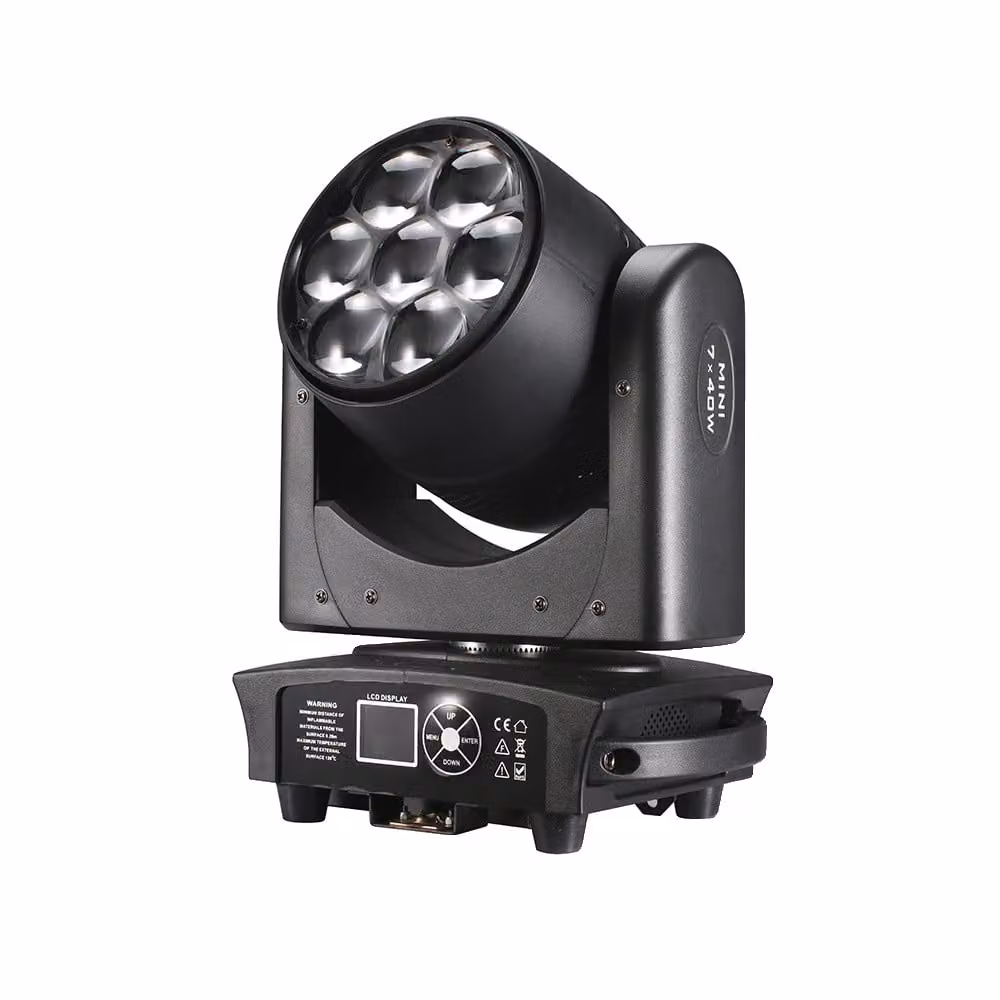 Illuminazione a LED, zoom RGBW, grandi occhi di ape, prezzo unitario per 1 pezzo, spina UE
