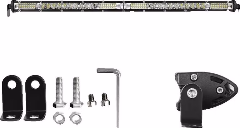 Barra luminosa da lavoro a LED, impermeabile IP68, fascio combinato, barra luminosa da 20 pollici