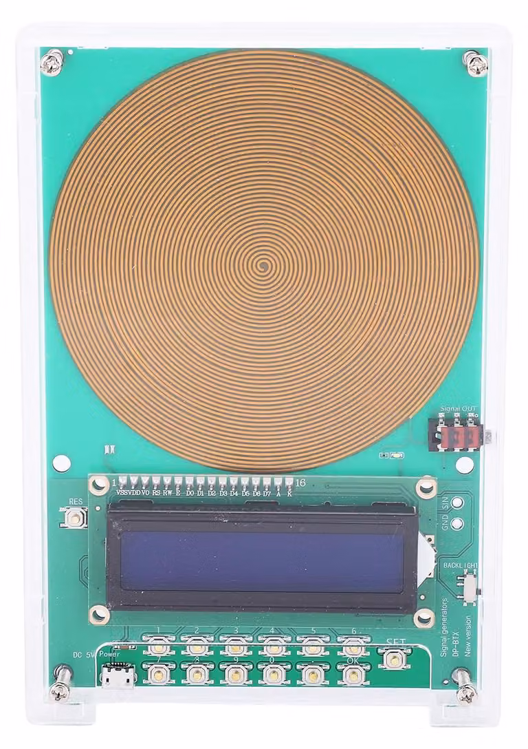 Generatore di frequenza da 7,83 Hz a 0,01-299 kHz, con forme d'onda sinusoidale e rettangolare, interfaccia USB