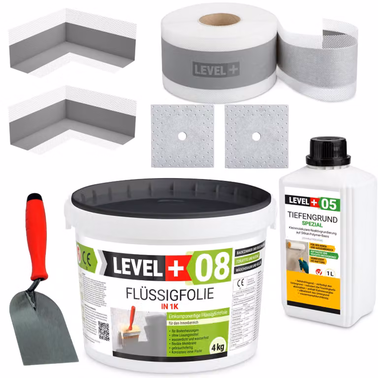 Set di sigillatura nastro sigillante liquido 4kg spatola doccia sigillante bagno SET10