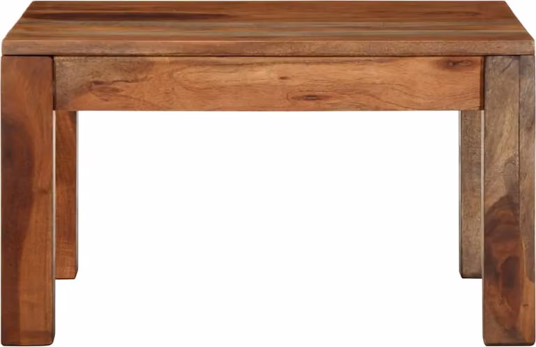 Tavolino da Caffè 60x60x35 cm in Legno Massello di Acacia