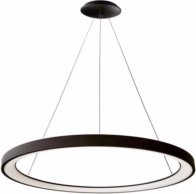 MEROPE 800 lampadario pendente LED 60W CCT dimmerabile lampada sospensione circolare 78cm luci cucina ristorante pizzeria ufficio 230V NERO