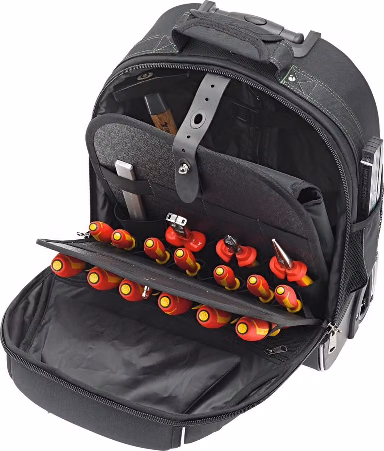 Stahlwille 13215/19 Set di utensili multiuso VDE Assortimento di utensili da 19 pezzi in trolley a zaino