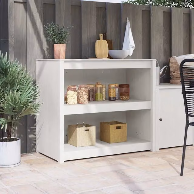 Mobile da cucina MEPPEL Bianco 106 x 55 x 92 cm Pino massello 868162