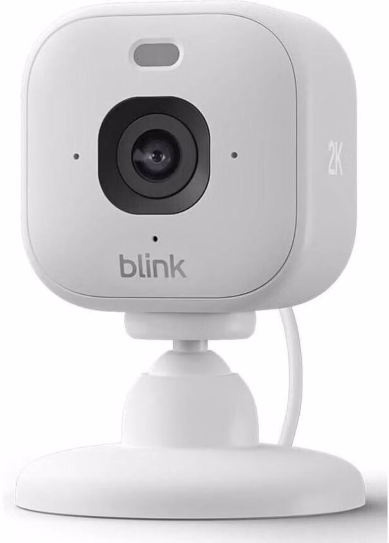 Blink Mini 2K+, Telecamera di sicurezza IP, Interno, Wireless, Da tavolo, Bianco, Cubo