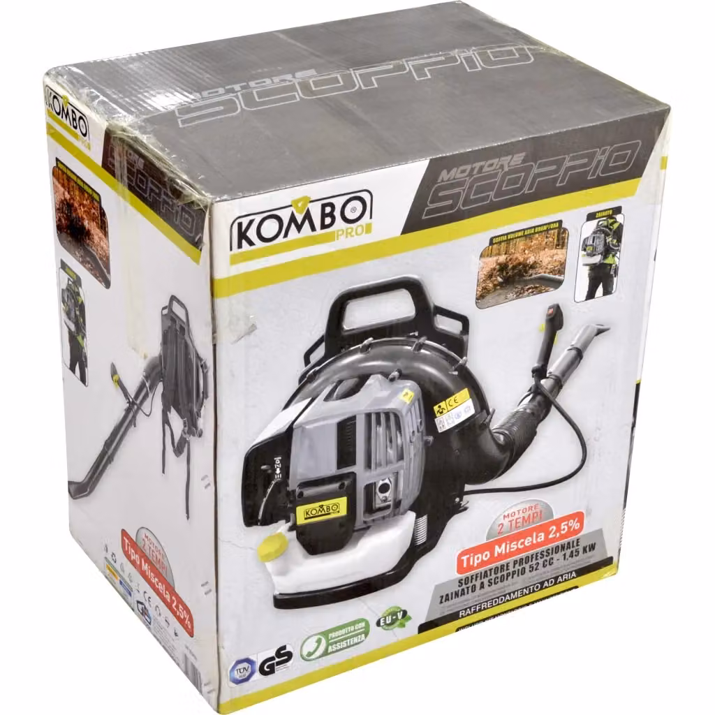 Soffiatore a scoppio Kombo Professionals 52 cc a zaino a gas – 2