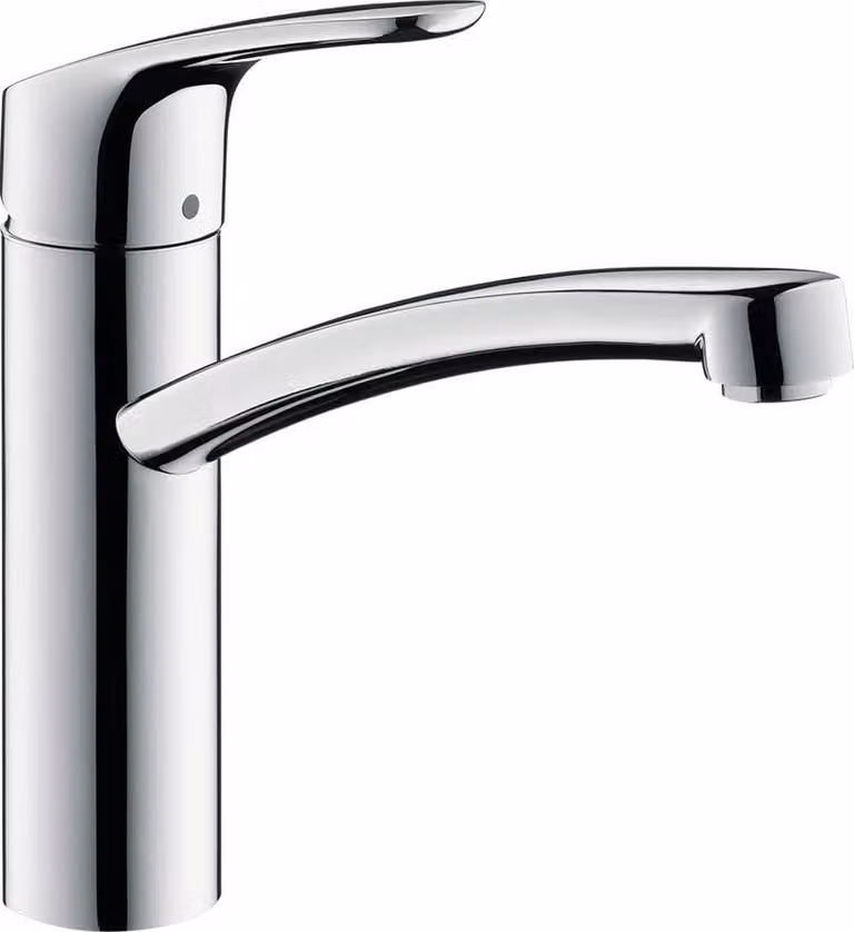 Miscelatore monocomando per cucina, con bocchetta da 160 mm, girevole a 360°, finitura cromata