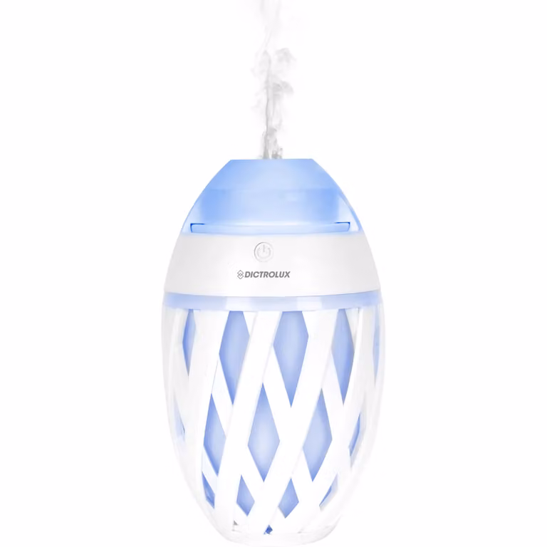Diffusore di essenze profumate a LED DICTROLUX, Bianco, H: 18 cm, L: 11 cm, P: 11 cm
