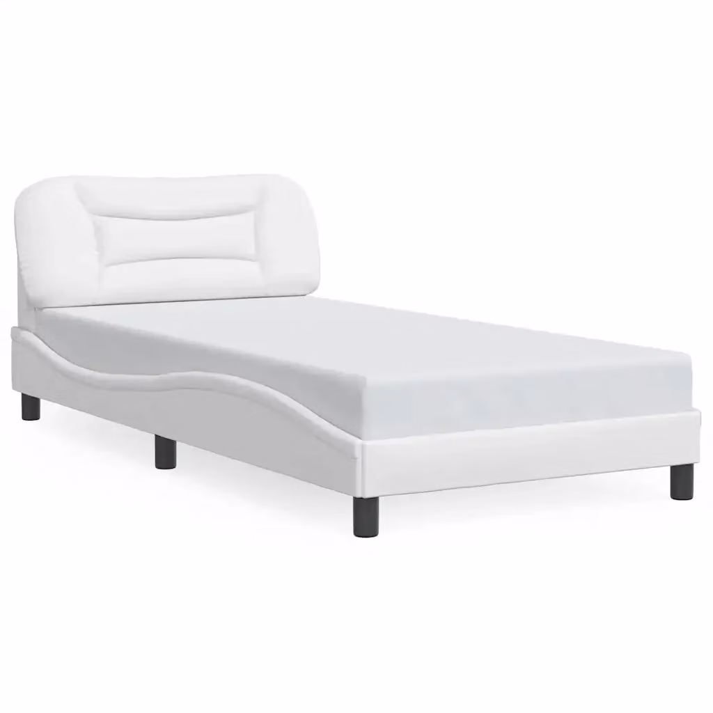 Giroletto senza materasso vidaXL Hvar bianco in similpelle L/P: 100 x 200 cm – 2