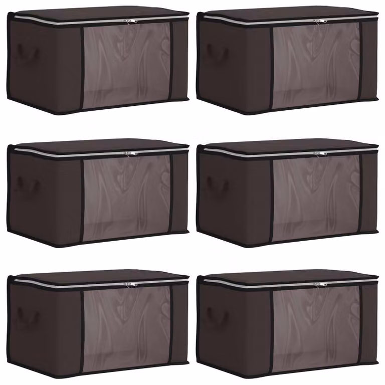 Scatola di stoccaggio con finestra laterale trasparente 6 pcs