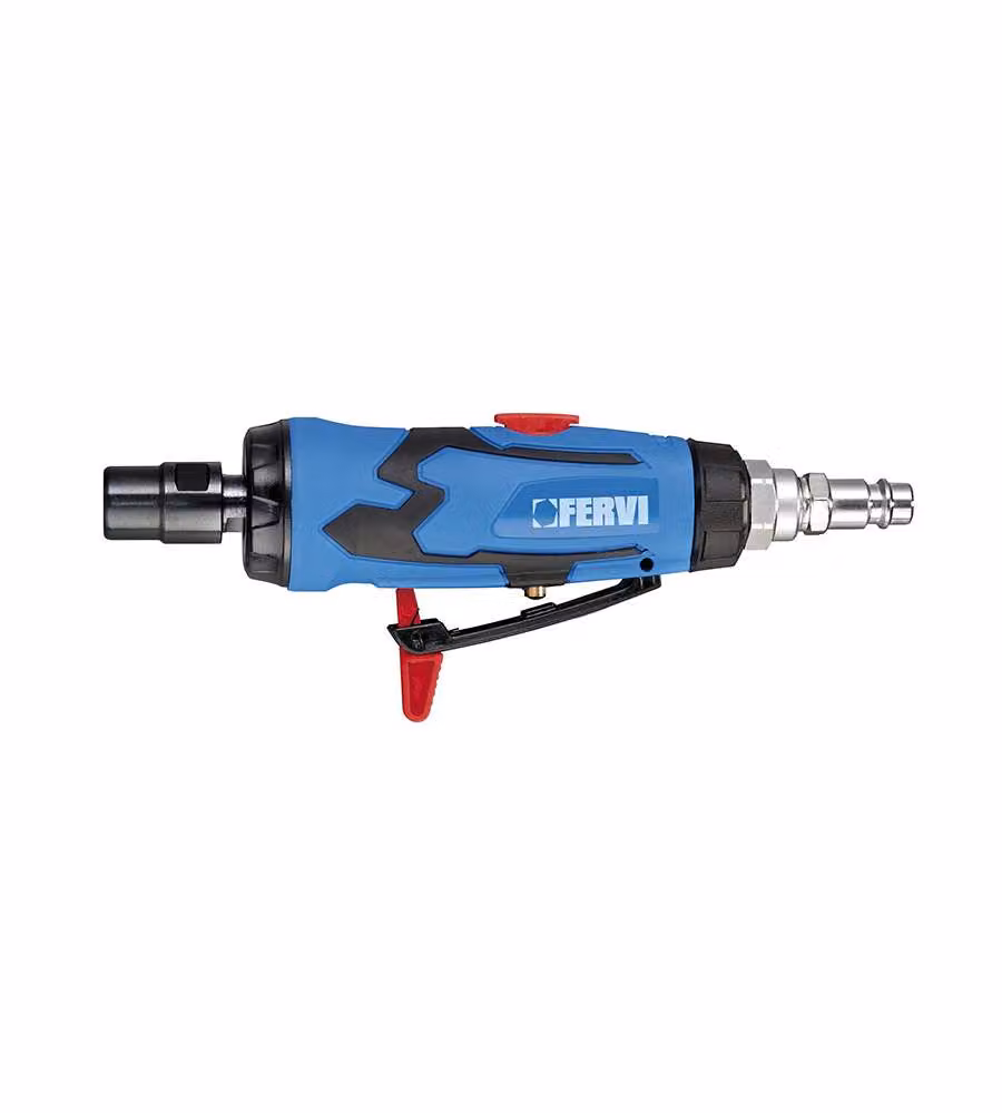 Fervi Mini Smerigliatrice Pneumatica Assiale Ciano/Nero 25000 RPM