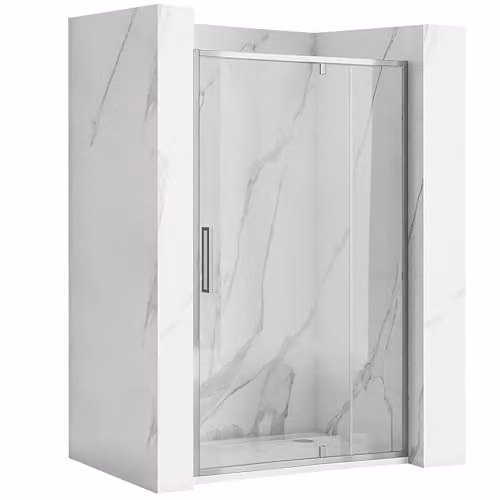 Rea - Porta Della Doccia, Rapid Swing 120, Cromo 0,6x120x195cm