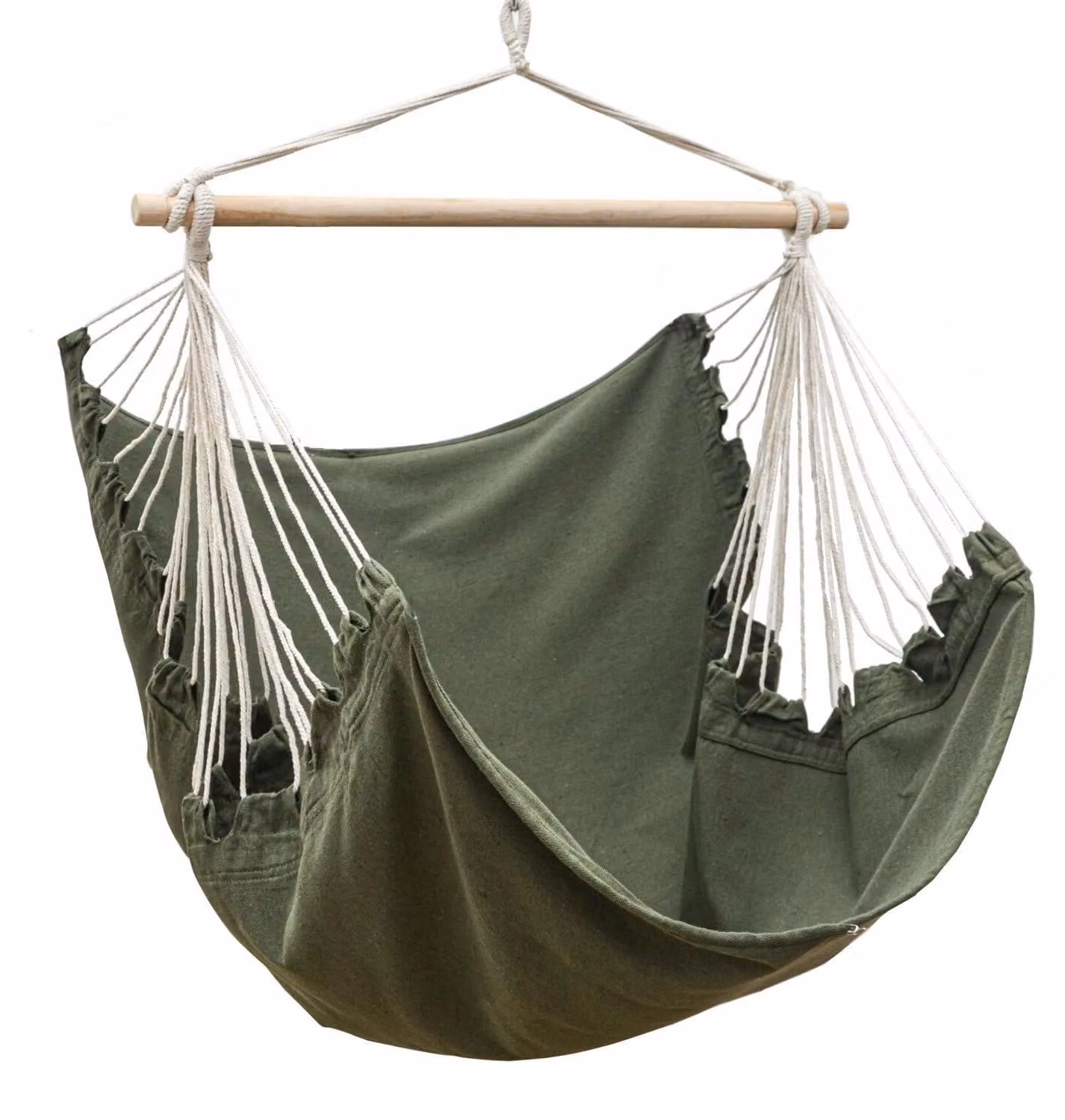 Sedia a dondolo sospesa, adatta sia per interni che per esterni, dimensioni 155x125 cm, poltrona relax confortevole