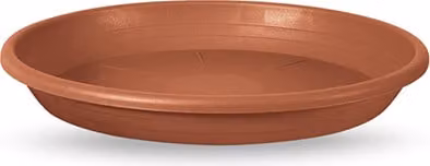 sottovaso 'cilindro' ø 37 cm (vaso ø 50) - colore terracotta