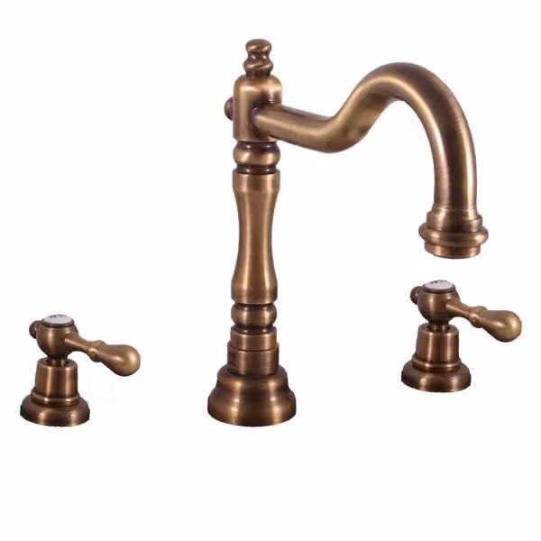 Slezák-RAV Miscelatore per lavabo Slezák RAV Morava Retro MK432SM Colore: ottone vecchio, Dimensione: 3/8''