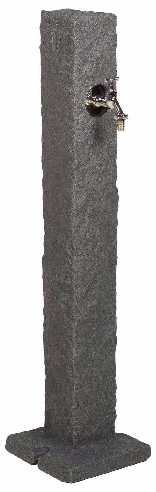 Contenitore da giardino antracite, 26 x 26 x 98 cm, in polietilene