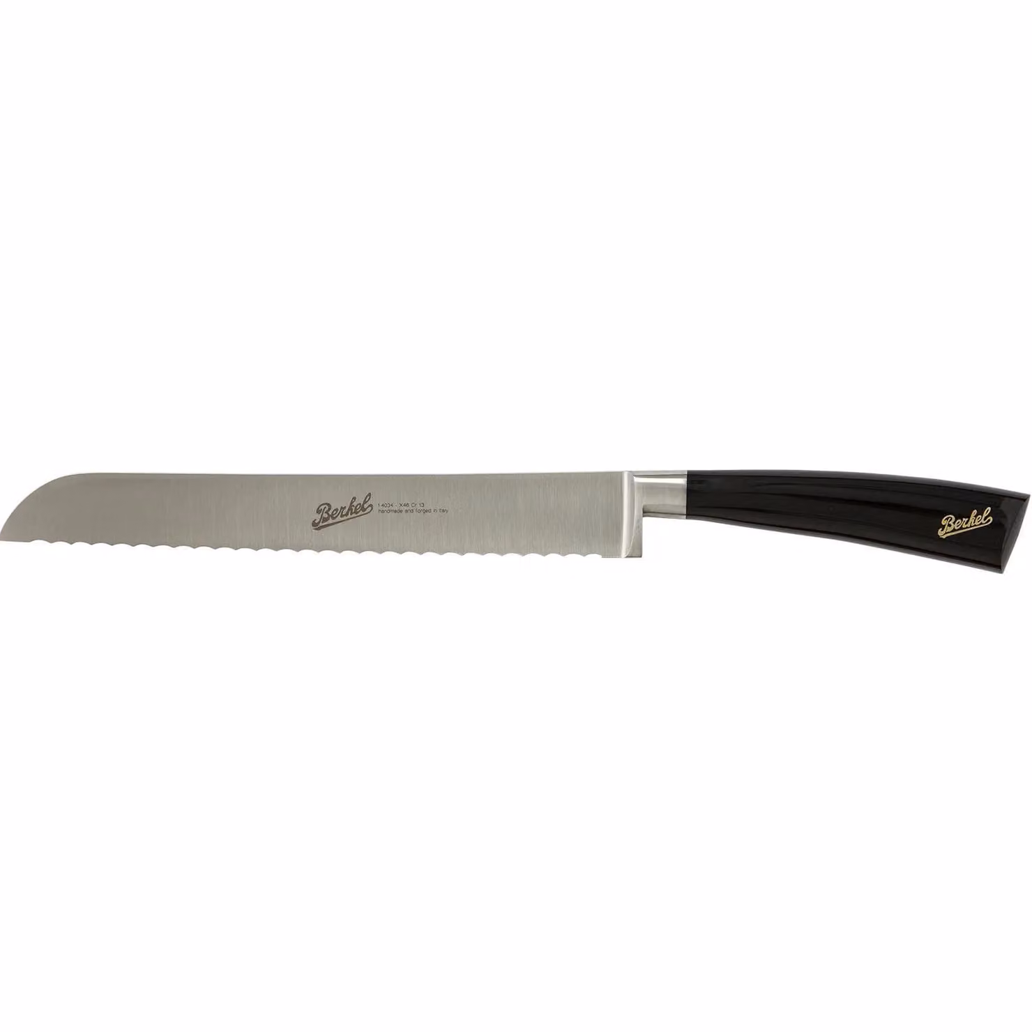 Coltello Pane cm 22 linea Elegance nero lucido di Berkel
