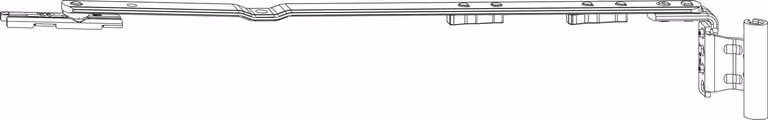 ROTO NX Axerarm T 12/20-13 taglia 150 FFB 290-410 mm destra argento