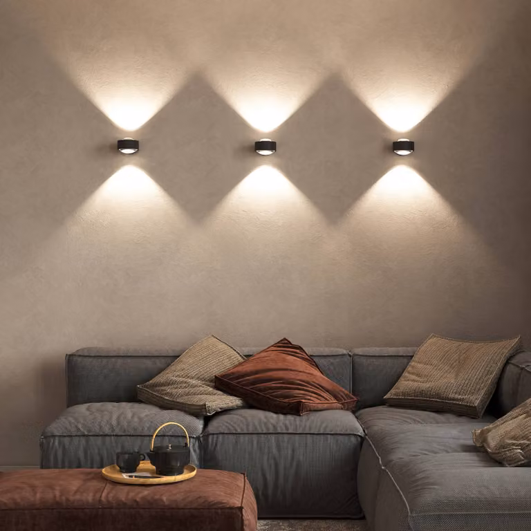 Top Light Barra di faretti PUK Maxx Wall, dimmerabile, Nero, Soggiorno / Sala da pranzo, Metallo, Design, Applique a LED