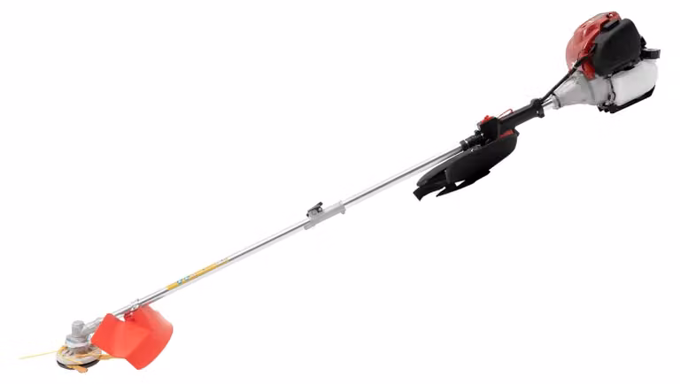 Tagliaerba a filo - Motosega - Cilindrata: 35,88 cm³ - Motore a benzina a 4 tempi - Potenza: 0,75 kW (1 CV) - Giri: 8500 giri/min - Doppie lame in acciaio al manganese - Manico regolabile