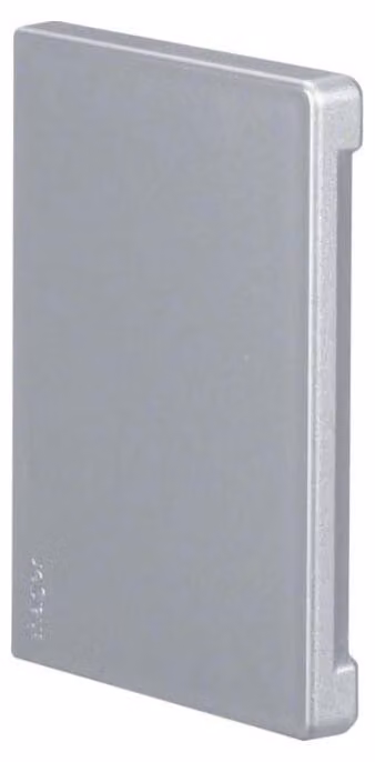 Pezzo terminale Tehalit 65x100mm OT 80mm alluminio BR651006LAN